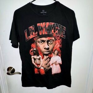 Lil Wayne Graphic T-Shirt Juniors Large